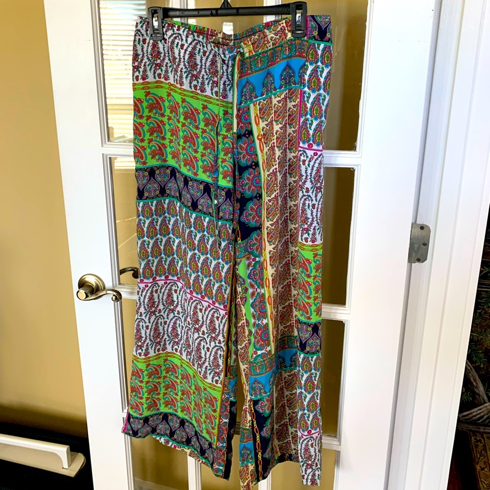 Liz Claiborne Pilazzo pants size M wide leg